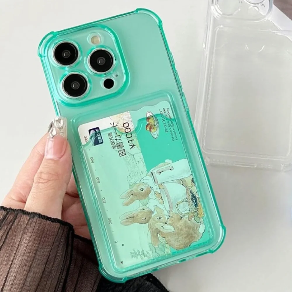 Turquiase Light Green Phone Case iPhone 12 Pro 6.1